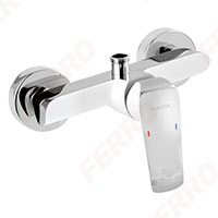 Tina White/Chrome - baterie perete dus iesire superioara
