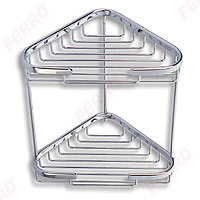 Metalia Shower - double small corner rack