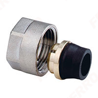 3/4” threaded clamp coupling for 15 mm copper pipes