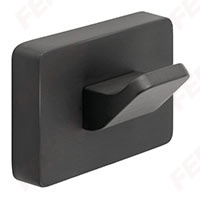 Greta - Single hook, gun metal