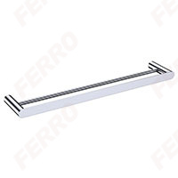 Nostris - towel rail double 600 mm, chrome