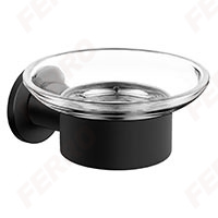 Soap dish, black