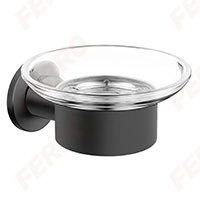 Soap dish, gun metal