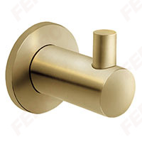 Single hook, brushed gold