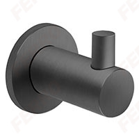 Single hook, gun metal