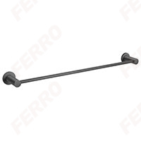 Towel rail single 600 mm, gun metal