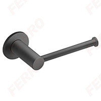 Toilet paper holder, gun metal