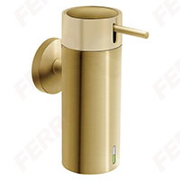 Soap dispensor, brushed gold