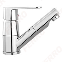 Algeo - washbasin mixer with pull-out spout