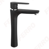 Algeo Black - standing counter washbasin mixer