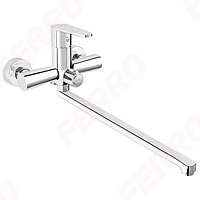 Algeo - wall-mounted washbasin mixer with ceramic shower switch