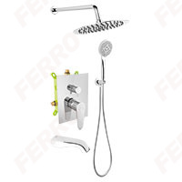 Algeo - built-in shower sets, chrome