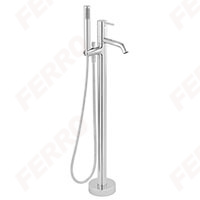 Ciriculus - Standing bath mixer with shower set, chrome
