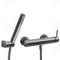 Ciriculus - Shower mixer with shower set, gun metal