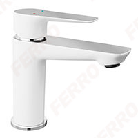 Adore White/Chrome - standing washbasin mixer