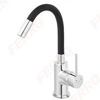 Fiesta - Standing washbasin mixer with flexible spout, chrome