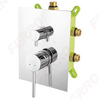 Fiesta - built-in shower mixer - box kit 2F