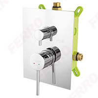 Fiesta - built-in shower mixer - box kit 3F