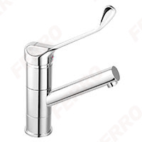 Fiesta Medico - standing washbasin mixer with swivel spout