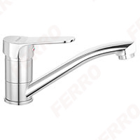 Isso - Standing washbasin mixer with swivel spout, chrome