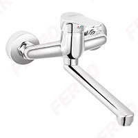 Isso - Wall-mounted sink mixer, chrome