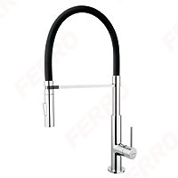 Libretto - Standing sink mixer with flexible pull-out spray