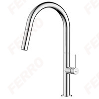 Liquid - Standing sink mixer, 2-functions pull-out spouts