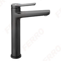 Stratos Black - standing counter washbasin mixer