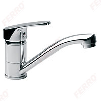 Smile - Standing basin mixer with swivel spout