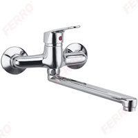 Smile - Wall-mounted sink mixer