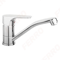 Tiga VerdeLine - Standing washbasin mixer with swivel spout