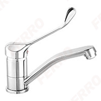 Tiga Medico - standing washbasin mixer with swivel spout