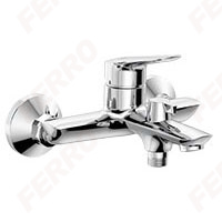 Themis - Wall-mounted bath mixer, chrome