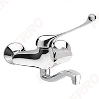 Wall-mounted sink mixer