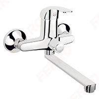 Vasto - wall-mounted bathtub/wasbasin mixer with shower connection