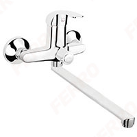 Vasto - wall-mounted bathtub/wasbasin mixer with shower connection