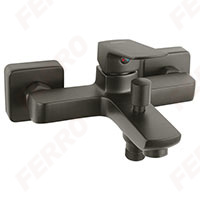 Vitto Verdeline Gun Metal - Baterie perete cada-dus