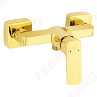 Vitto Gold Verdeline - Wall-mounted shower mixer, gold