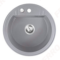 Mezzo II - Single kitchen sink Ø 51 cm, grey