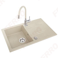 Granite sink set:  DRGM48/78SA + kitchen mixer BZA4P