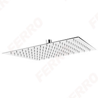 Slim - square-shaped rainfall shower plate 300x300