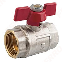Normal - Water ball valve with butterfly gland female-female