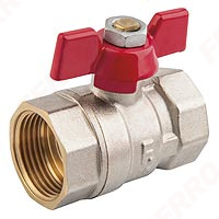 Standard - Water ball valve with butterfly and gland female-female