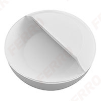 Sink drain plug, white