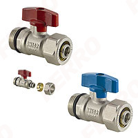 Ball valve for 16 x 2mm multilayer pipes