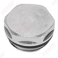 Dop radiator cu O-ring 1/2”, nichelat