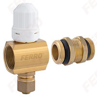 1" extension kit for the distributor, with thermostatic valve