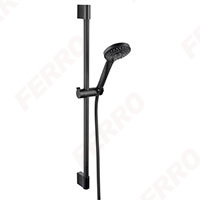 Horn Black - sliding shower set