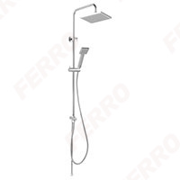 Wizard Square - sliding shower set with rainfall