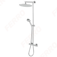 Trevi - rainfall with regular shower and thermostatic mixer